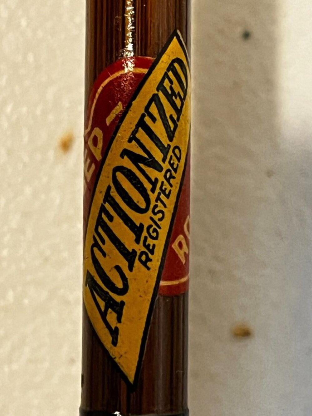 Vintage Gep Actionized Registered Rod Wood fly fishing rod 8' 6" NOS new